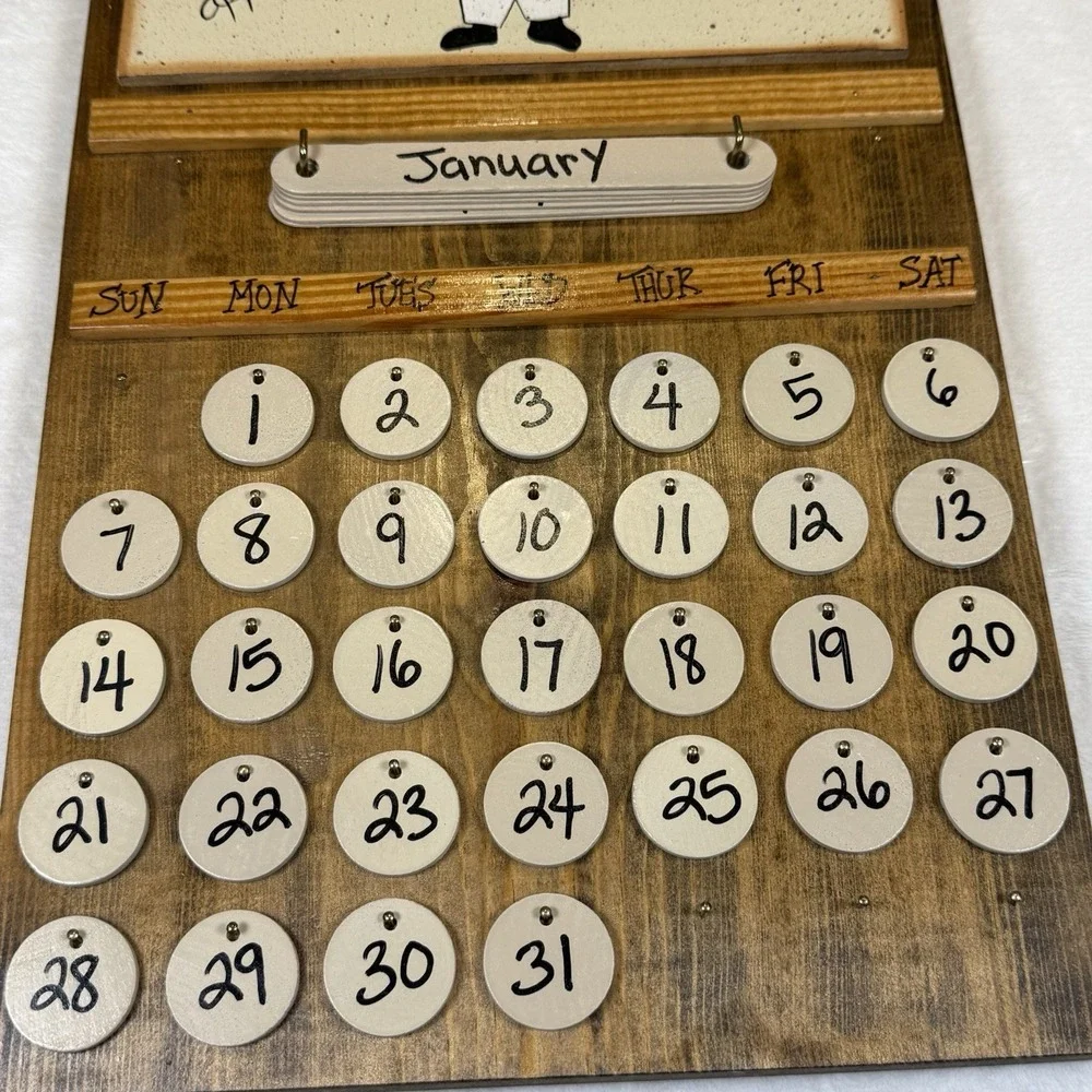 Handmade wooden perpetual